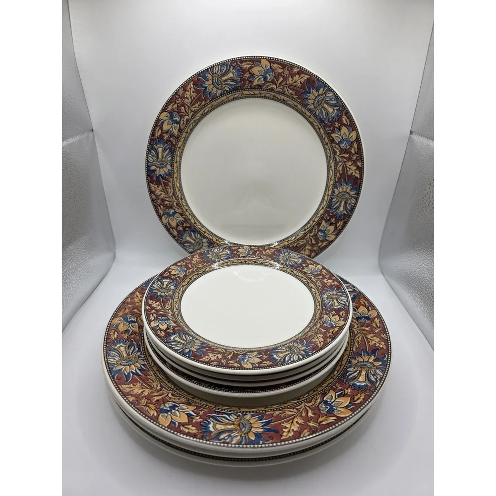4 ~ Pier 1 MADURAI Dinner Plate 10.75